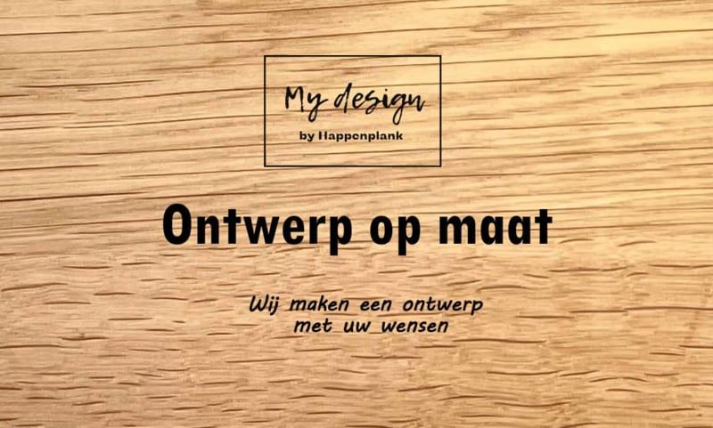 Jouw logo of eigen ontwerp laten graveren - 10x10cm op de plank