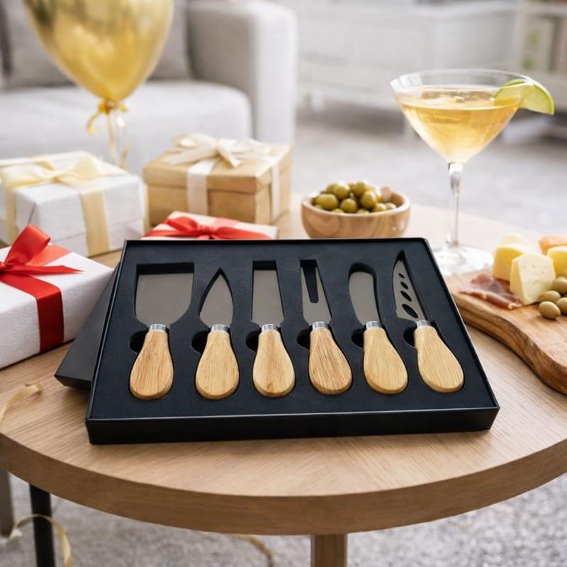Kaasmessenset 6-delig in cadeauverpakking – afbeelding 2